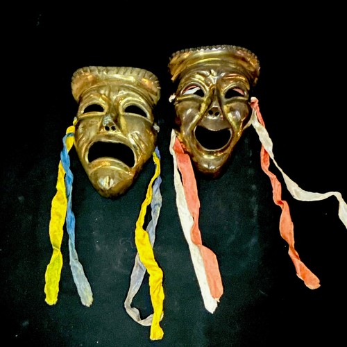 Vintage brass theater comedy - vintage,