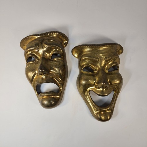 Vintage solid brass - brass, mardi