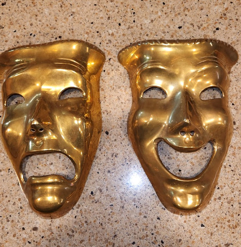 Vintage 1970s brass theatre - 1970s,