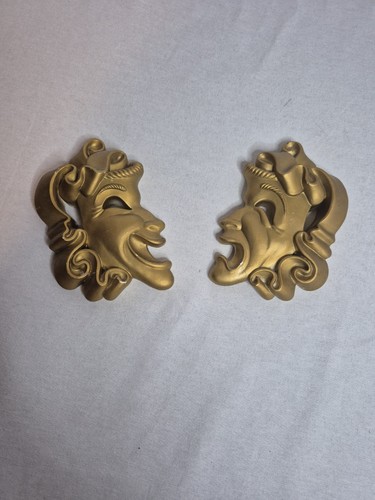 Vintage pair chalkware - pair,