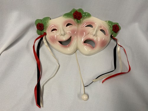 Comedy tragedy porcelain - comedy,