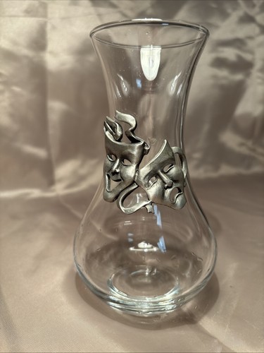 Cast pewter comedy and tragedy - comedy,