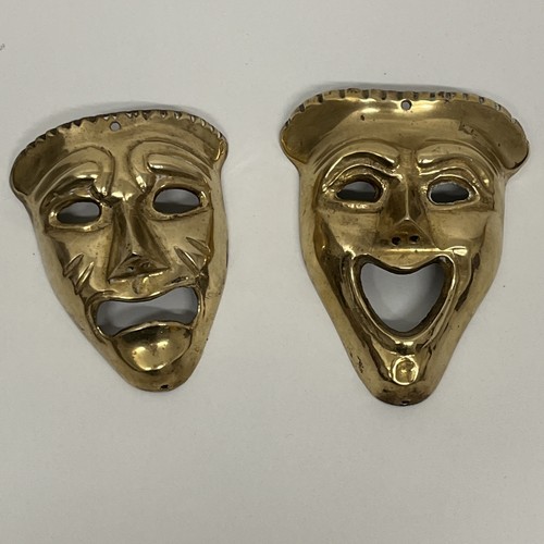 Vintage brass comedy tragedy - vintage,