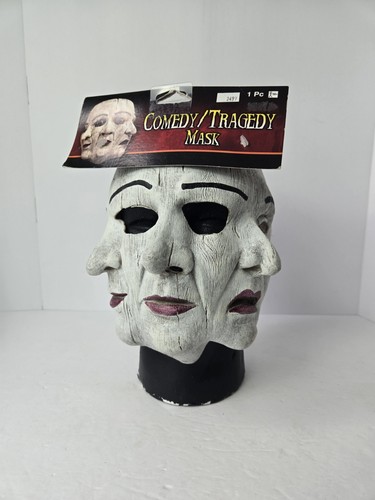 Comedy tragedy mask halloween - tragedy,