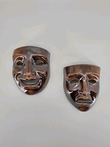 Handmade ceramic comedy - ceramic,