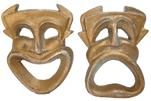 Comedy tragedy masks cast - &,
